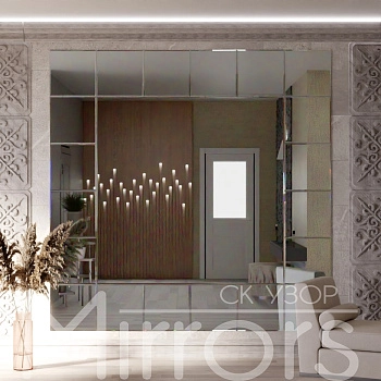 Зеркальное панно Зеркальное панно Carnation facet